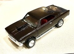 🏁 BUILT MODEL CAR REVELL 1966 MAROON CHEVY CHEVELLE MALIBU PRO BUILD 1/25 🏁