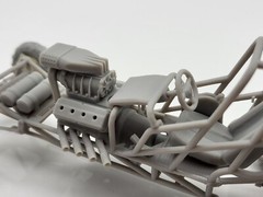 Mud Dragster 4×4 Fully Detailed 1/25 Scale Model Kit