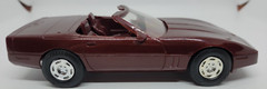 1988 Chevy Corvette Roadster Dark Red Maroon Promo Chevrolet dealer AMT