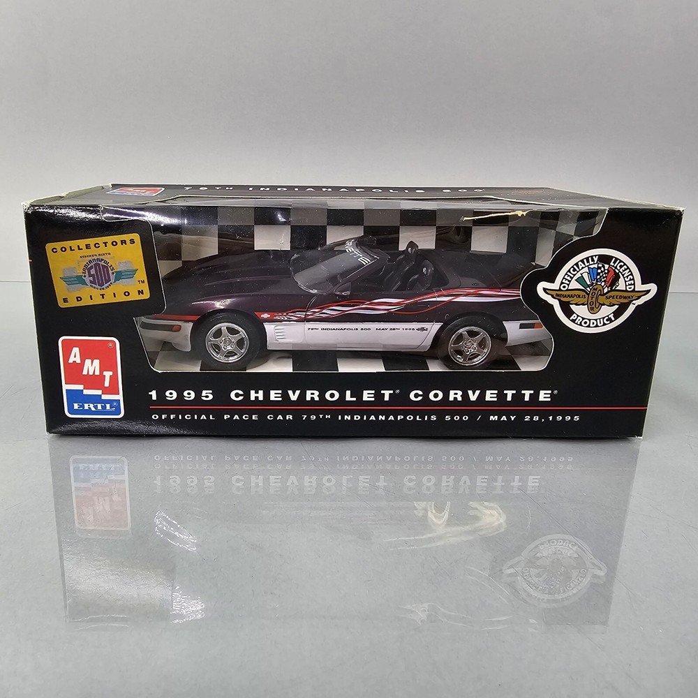 AMT ERTL 1995 Chevrolet Corvette Indy 500 Pace Car Promo 1:25 Model Maroon NIB