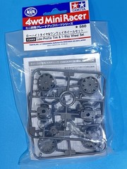 USA Seller TAMIYA 15443 JR Low Profile Tire – w/1-Way Wheel Set