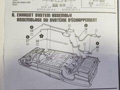 67 Chevy Impala EXHAUST from AMT 1:25 Model Kit Supernatural 1967 Chevrolet