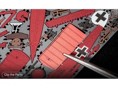 FOKKER DR.I TRIPLANE AIRCRAFT “RED BARON” STEEL MODEL KIT BY METAL EARTH MMS210