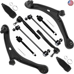 SCITOO 10pcs Front Suspension Kit Lower Control Arm And Ball Joint Outer Inner