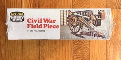 LIFE -LIKE HOBBY KITS #09694 CIVIL WAR FIELD PIECE Plastic Model Kit (sealed)