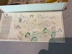 Vintage Jo-Han 1/25 1934 Mercedes-Benz 500K Special Sports Roadster Kit GC-234