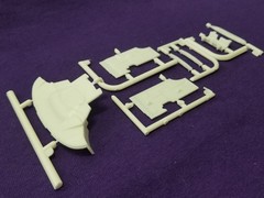 2021 Dodge Charger Hellcat UNDERBODY SHIELDS / PANELS from 1:25 AMT Model Kit