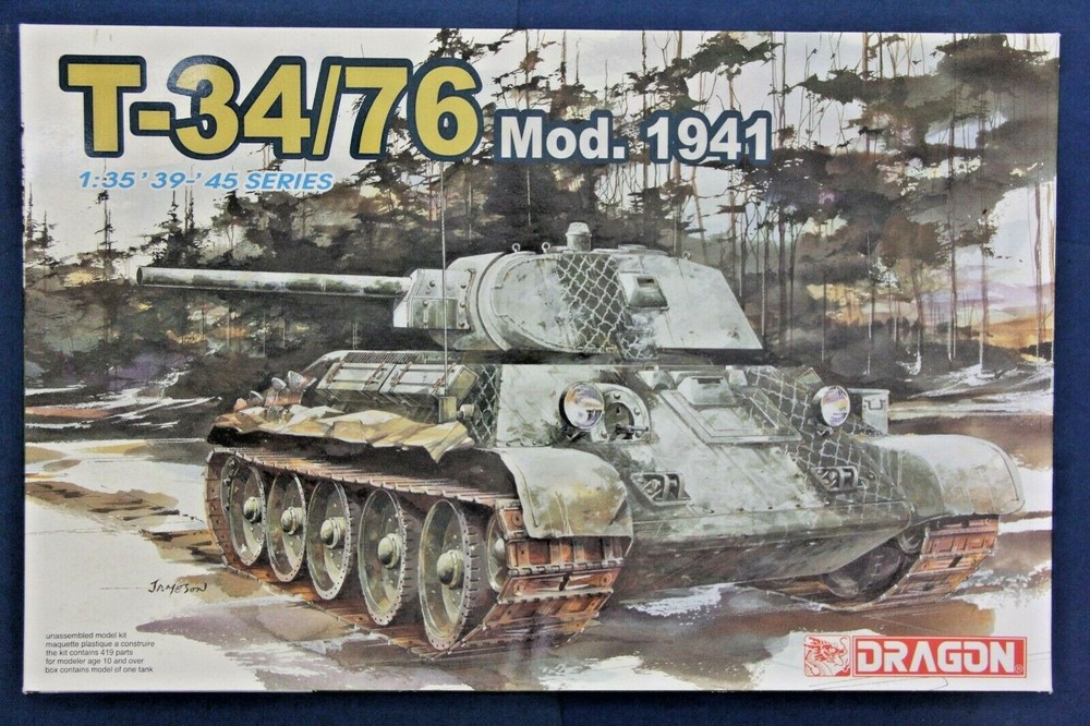 1/35 Dragon 6205: T-34/76 Mod.1941