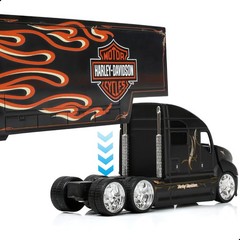 Toy Semi Truck Trailer 1:64 Diecast Metal Tractor Truck MAX.Present
