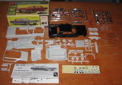 AMT 1965 Lincoln Continental HT Hardtop Kit 6425 Box Body & New Cvt Parts 65