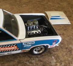DECALS-Bill Stiles, 71 Duster ProStock. Decal skill required