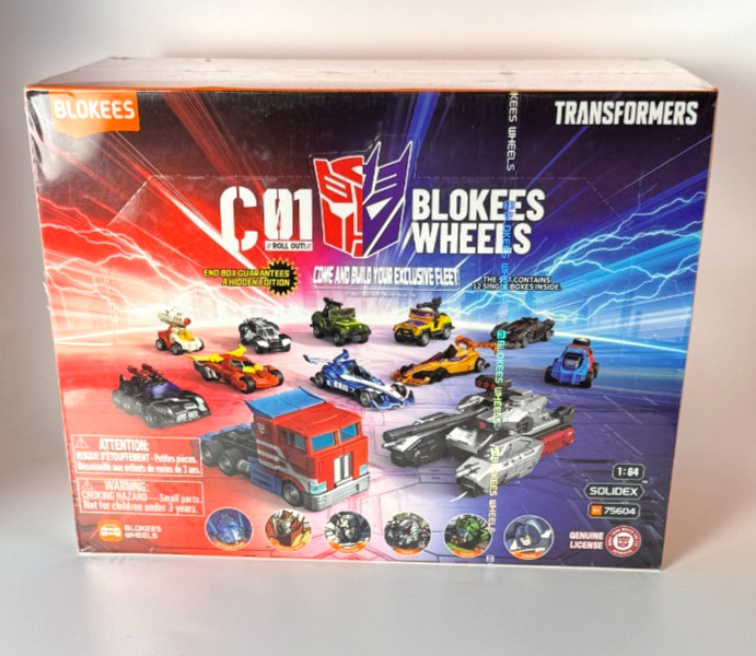 Transformers Wheels C1 Roll Out Blokees Blind Box Model Kit Display Box of 12