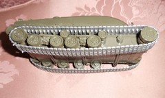 Vtg Revell Model SHERMAN Army Tank 1956 for Parts Or Repair