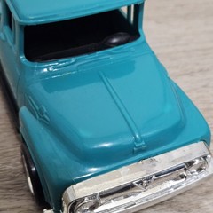 Vintage Strombecker 1956 Ford Stepside Pickup Truck Teal USA Made