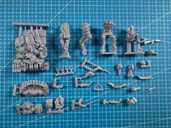1: 35 Resin Model Assembly Kit, GK, Tank Crew (4 People with Accessories), Un…