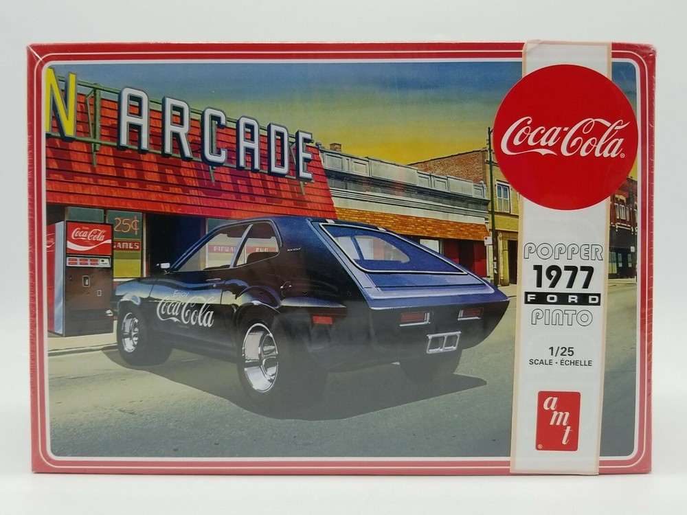 AMT Coca Cola Popper 1977 Ford Pinto 1/25 Scale Model Kit Brand New Sealed Box