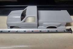 1/24 scale resin 3d printed Chevy OBS step side truck drag body model slot car
