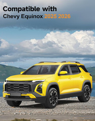 In-Channel Window Rain Guards Fit for Chevy Equinox 2025 2026(NOT for EV) Rain G