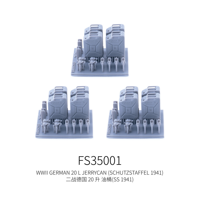 Galaxy FS35001-017 1/35 Miniature Resin German 20L Jerrycan Military Model Scene