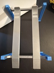 4 post model car lift 1:24 1:25 scale KIT Diorama In Silver And Blue! Paintable