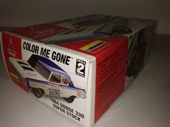 Lindberg Color Me Gone 64 Dodge 330 Super Stock 1/25 scale MISB