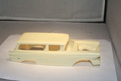 1958 Edsel Roundup 2-Door Station Wagon Model Car Resin Body 1/25 Scale