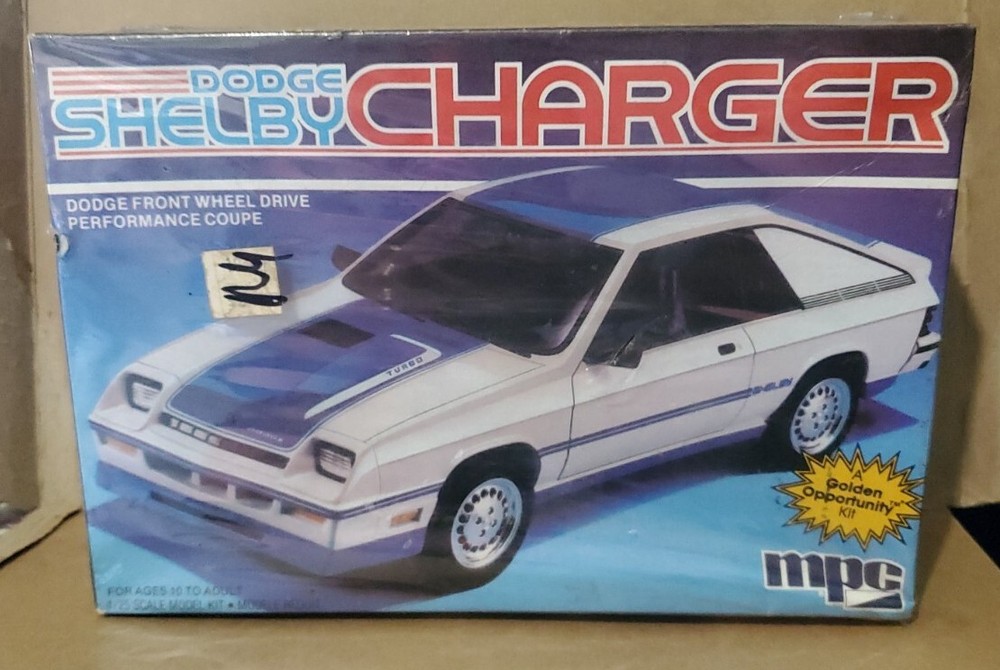 Vintage NEW SEALED IN BOX MPC 1984 Dodge Shelby Charger kit 1/25 Rare
