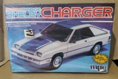 Vintage NEW SEALED IN BOX MPC 1984 Dodge Shelby Charger kit 1/25 Rare