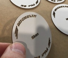 1/10th Scale Michelin Pilot SX Stencils Templates Various Sizes
