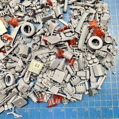 Garage Clutter – Parts for Diorama Display 1/24 1/25