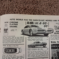 1966 Model Car & Model Racing News Also has Slot Cars Little Red Wagon Boss Mako