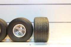 A-27 1/25 scale racing, model car kits, parts dirt track tires and wheels ,
