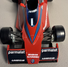 Burago Brabham Parmalat BT46 Alfa Romeo Model F1 Racing Car Built 1/14
