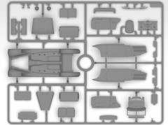 ICM 35542 1:35 Typ 320 W142 WWII German staff car with canopy raised Vehicle kit