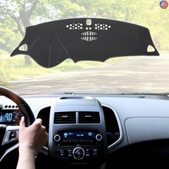X AUTOHAUX Car Dashboard Cover Gray Polyester Non-Slip Mat Protector Carpet Sun