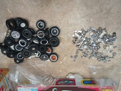 Vintage 60’s 70’s MODEL KIT Junkyard Graveyard Car Parts Boxes LOT Huge 750+