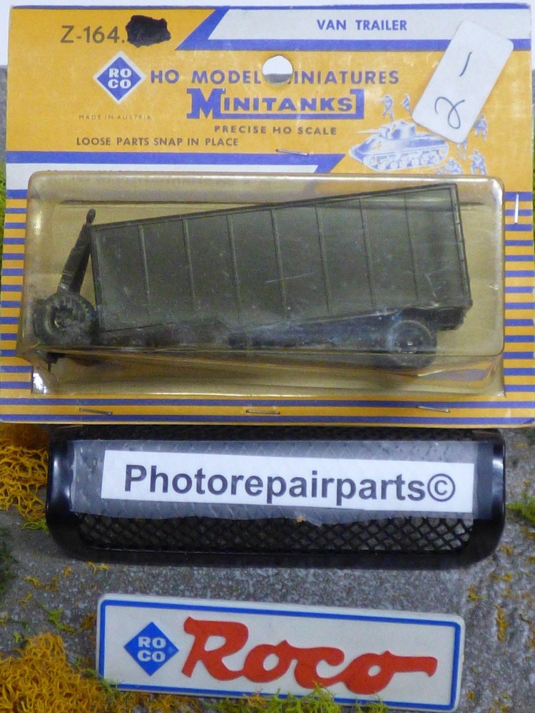 Roco Minitanks (NEW) Z-164 1/87 WWII US M-119 6T Closed Van Trailer Lot #7243©