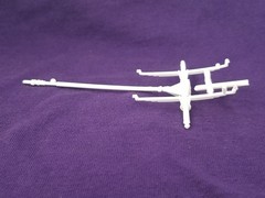 1979 GMC Captain Hook Wrecker REAR AXLE / SPRINGS for Revell 1:25 Model Kit 79