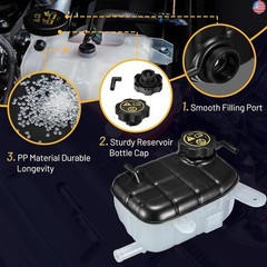 Engine Coolant Reservoir Tank 603-955 Compatible with Buick Encore 1.4L L4
