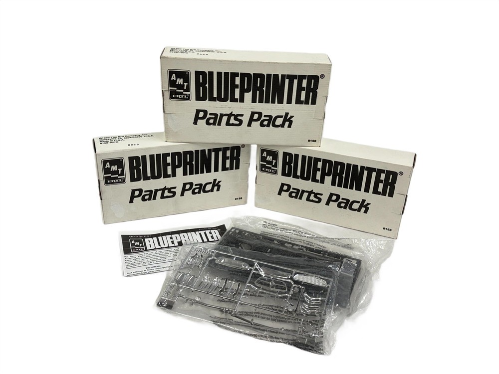AMT ERTL Blueprinter 1:25 Scale Parts Pack for Car Model Kit 8158 NIB (Set of 3)