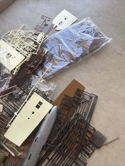 Large Group Lot Vintage Model Models Ship Ships Boat Boats Junk Yard Junkyard