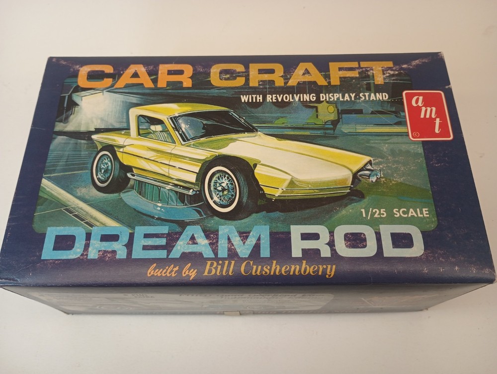 1964 AMT Car Craft Dream Rod New 1/25 With Stand Bill Cushenbery “Awesome”