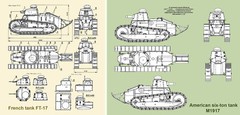 1/35 US/Canada M1917 6-ton tank or FTS Com 2-in-1 kit Meng Takom CSM SS Models