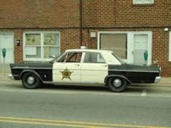 Mayberry Sheriff Andy Griffith Police Cruiser & Wally’s 1/24th – 1/25th Decals