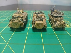 Africa Corps 1/72 1/87 ? Army Tank Trucks Built Model WW II German Tan Tracked