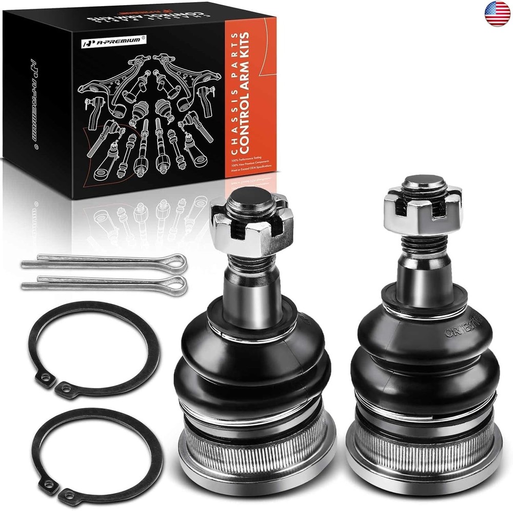 A-Premium 2 x Front Upper Ball Joint Compatible with Toyota Tacoma 1995-2004,