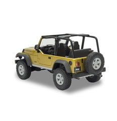 Revell Jeep Wrangler Rubicon Plastic Model Kit Yellow Black 14501-0240