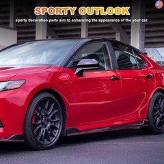 Glossy Black Side Door Mirror Covers and Handle Caps Replace for 2018 2019 2020