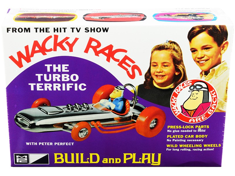 Skill 2 Snap Model Kit The Turbo Terrific with Peter Perfect Figurine TV Series