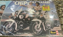 Chips TV Series Kawasaki Revell 1:12 Scale Model CHP Wilcox & Estrada New Sealed